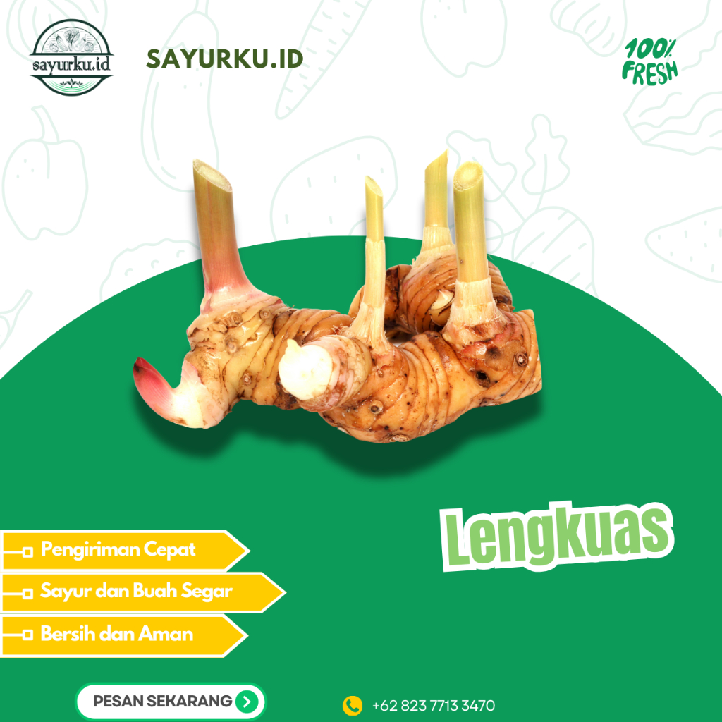 

LENGKUAS SEGAR – AROMA HARUM, MASAKAN LEBIH NIKMAT!