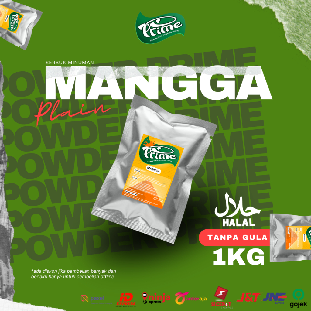 

Powder Drink Prime Mango Yellow / Bubuk Minuman Mangga Kuning 1kg