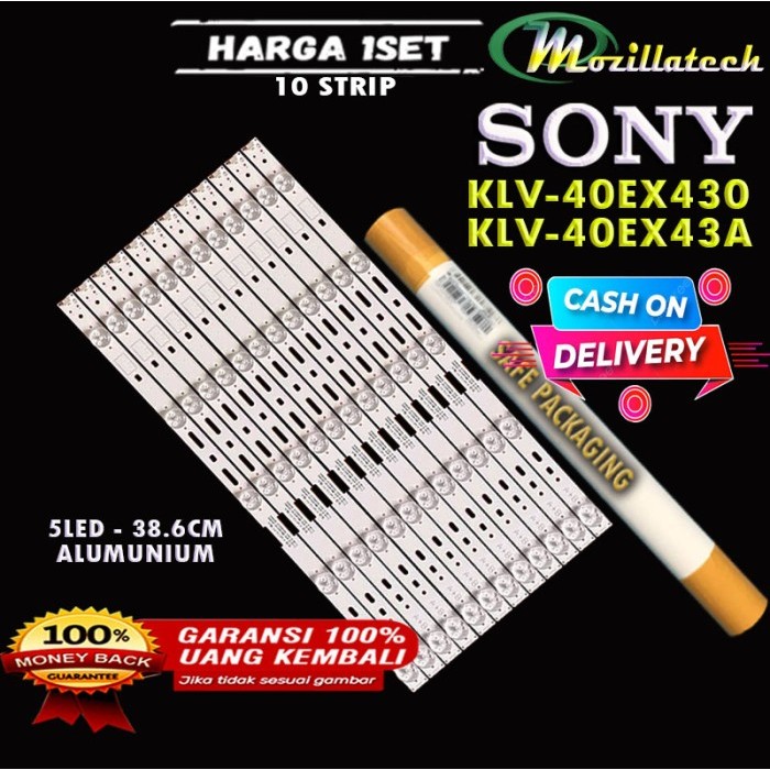 BACKLIGHT SONY 40 KLV-40EX430 KLV-40EX43A KLV 40EX430 KLV 40EX43A