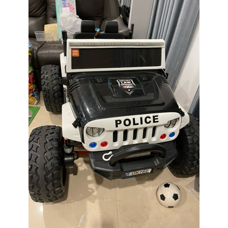 Mainan mobil Aki Jeep Anak - POLISI
