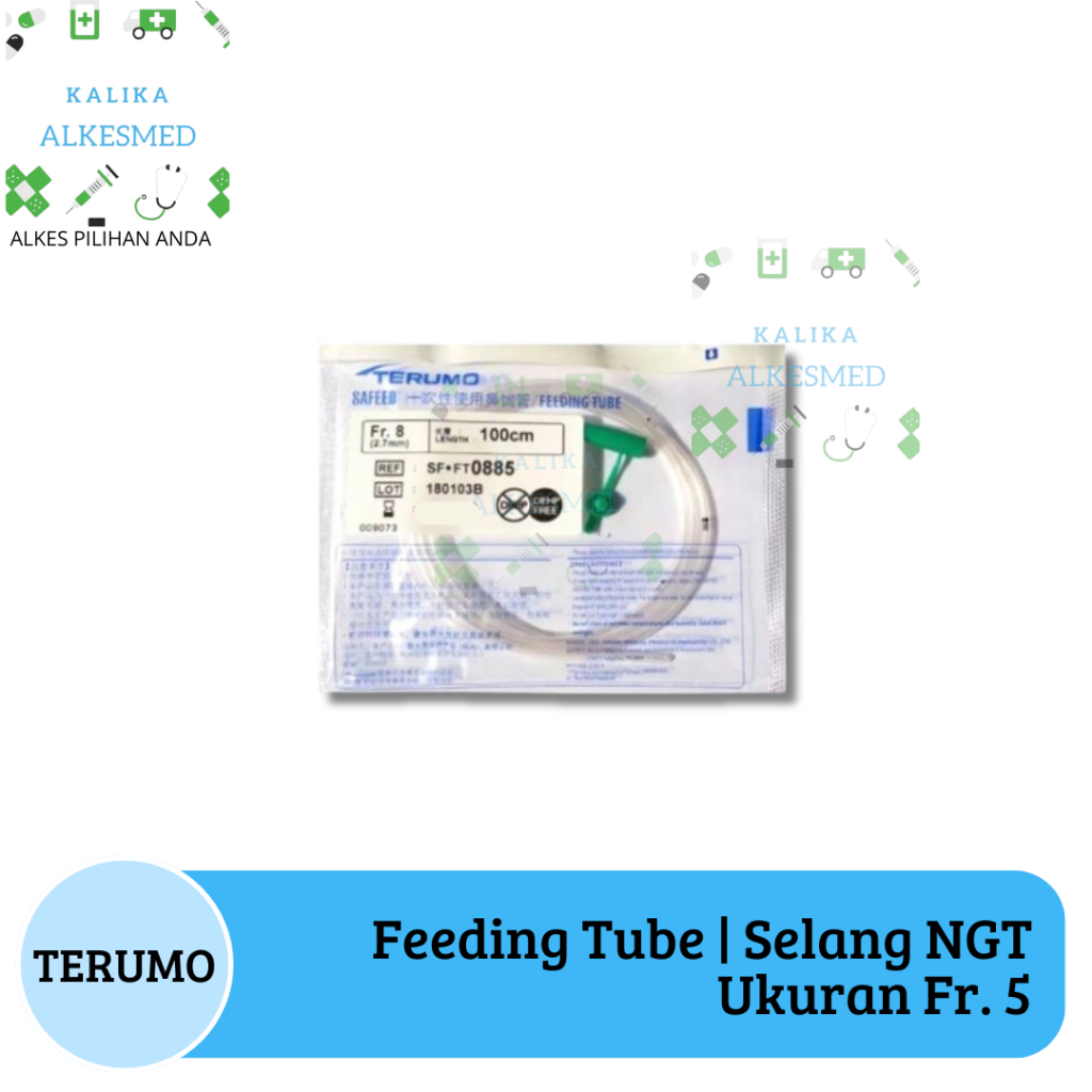 Feeding Tube | Selang NGT | Selang Sonde | Selang Makan Size FR. 8 TERUMO