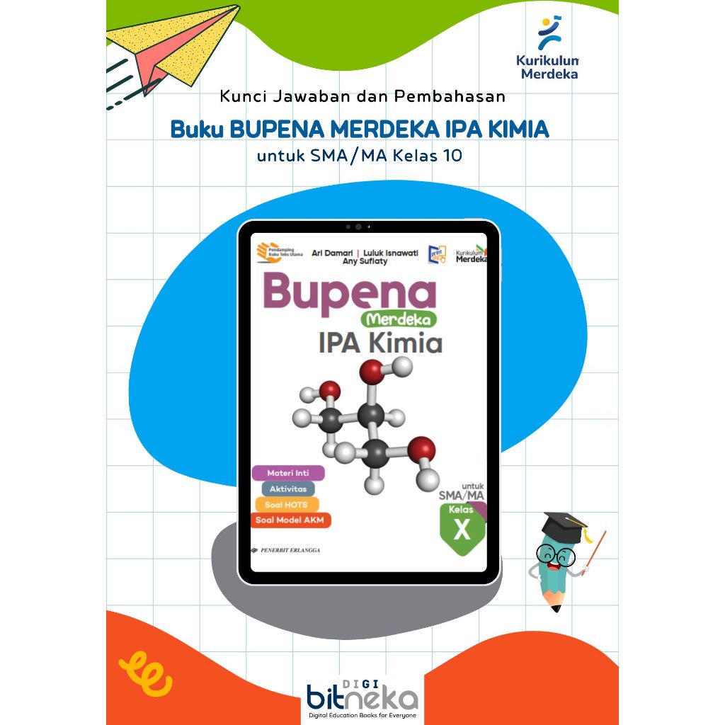 Kunci Jawaban Buku BUPENA Kimia SMA Kelas 10 Kurikulum Merdeka-Erlangga