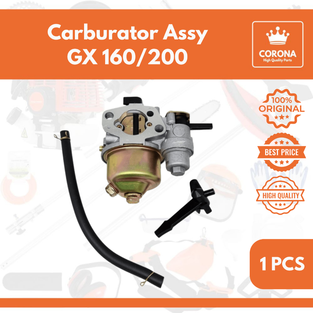 awesomether - karburator assy gx160 gx200 mesin pompa air kompresor engine honda