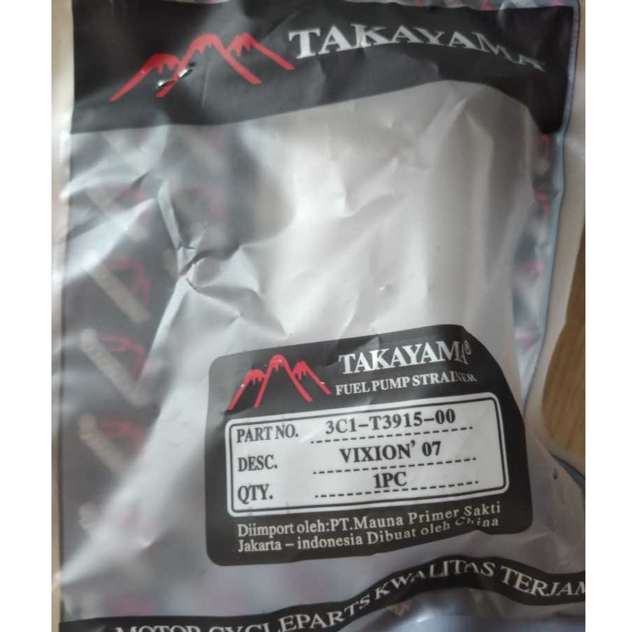 FILTER PAMPRES VIXION 07 / SARINGAN PUEL PUM //Takayama Fuel Pump Strainer Vixion'07 Part No. 3C1-T3