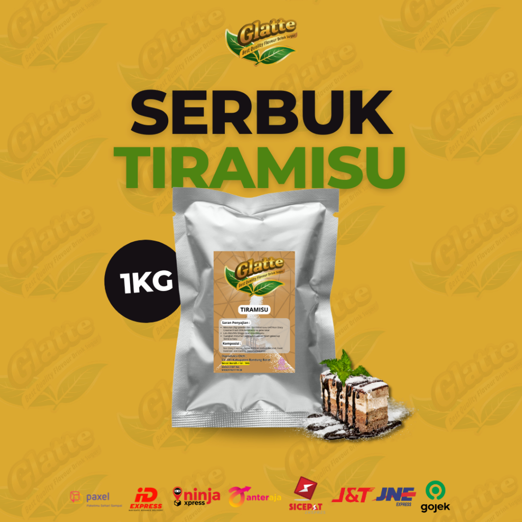 

Serbuk Minuman Tiramisu Glatte / Powder Plain Glatte Tiramisu