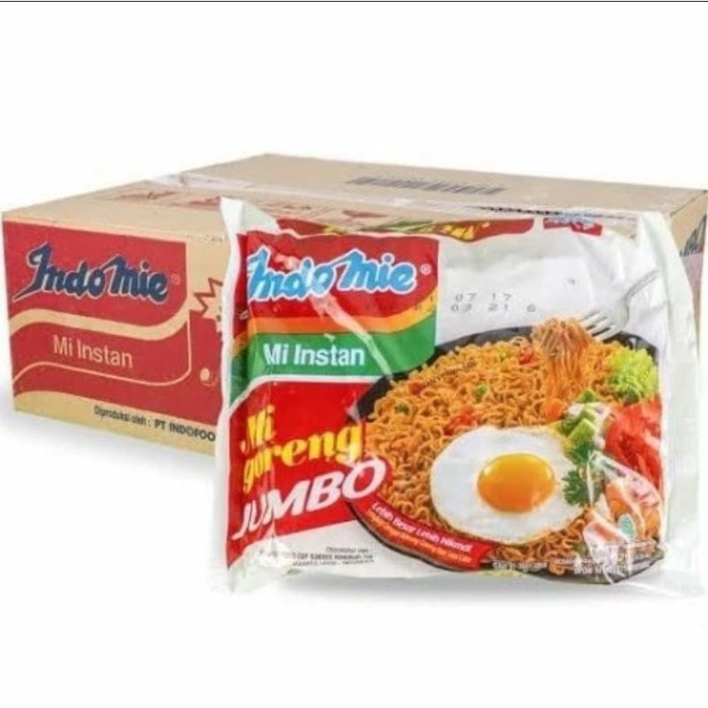 

Indomie Goreng Jumbo 1 karton isi 24pcs