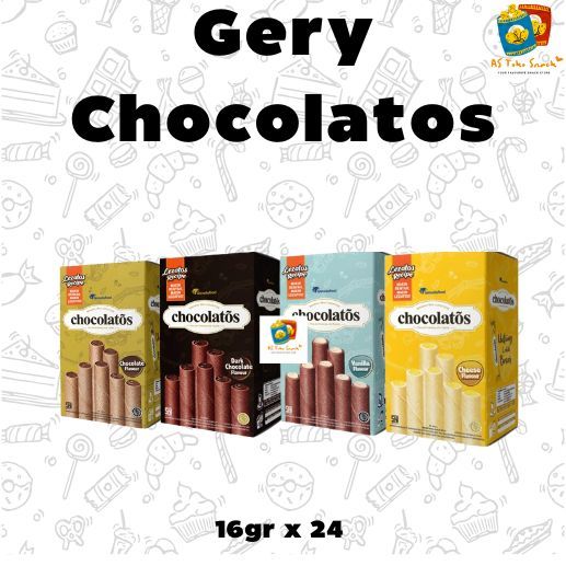 

Gerry Chocolatos Wafer Roll - 16gr (1 Box 24 Pcs)