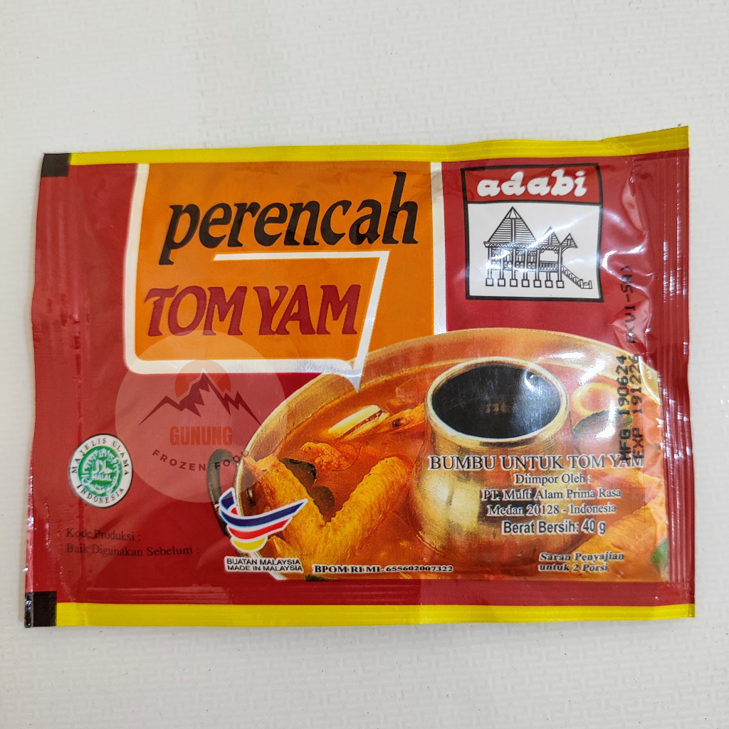 

Adabi Bumbu Perencah Tomyam 40gr