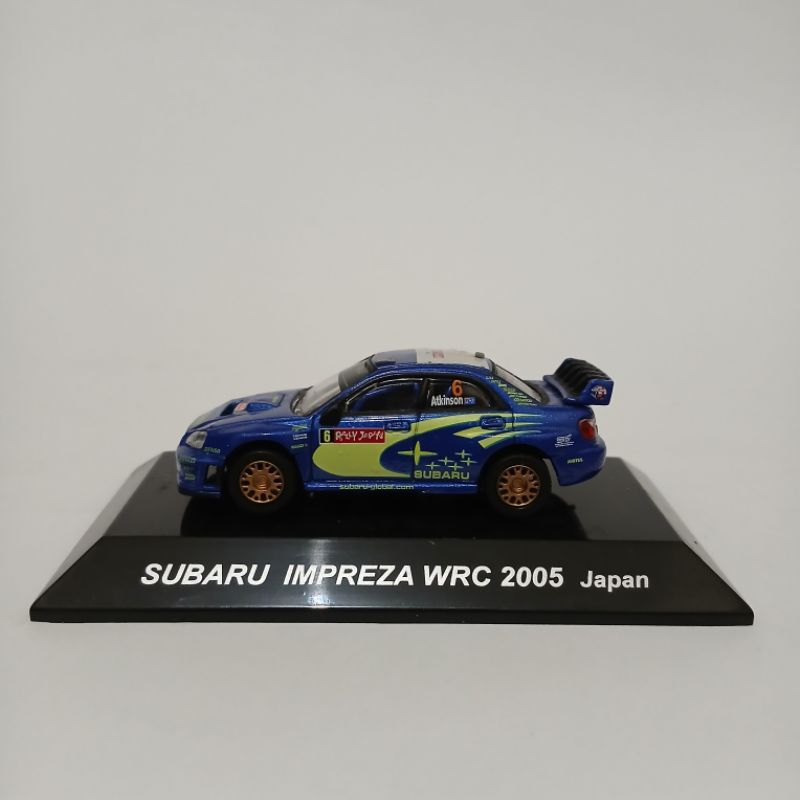 Diecast Rally WRC 1/64 Cm's Cms Subaru Impreza 2005 Japan Atkinson Rare