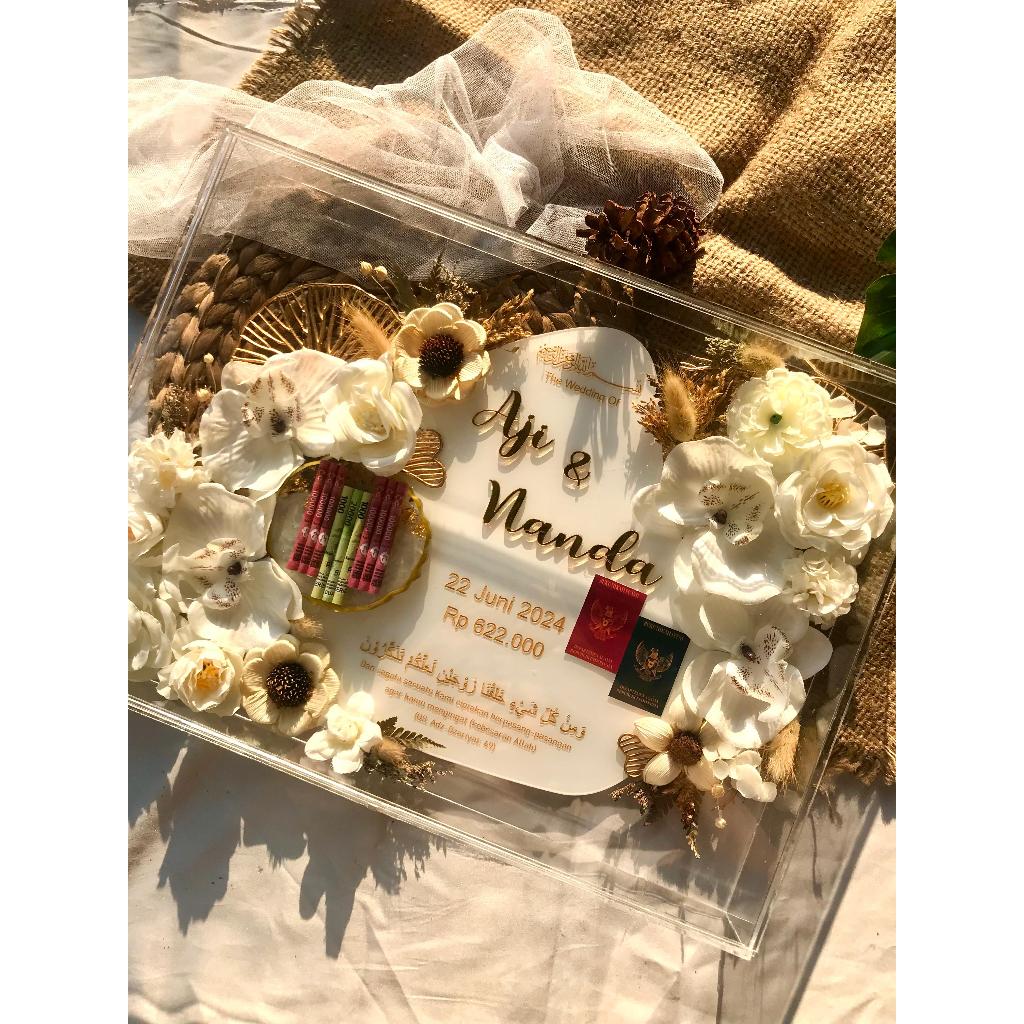 MAHAR AKRILIK/MAHAR PERNIKAHAN AKRILIK/MAHAR PERNIKAHAN CUSTOM