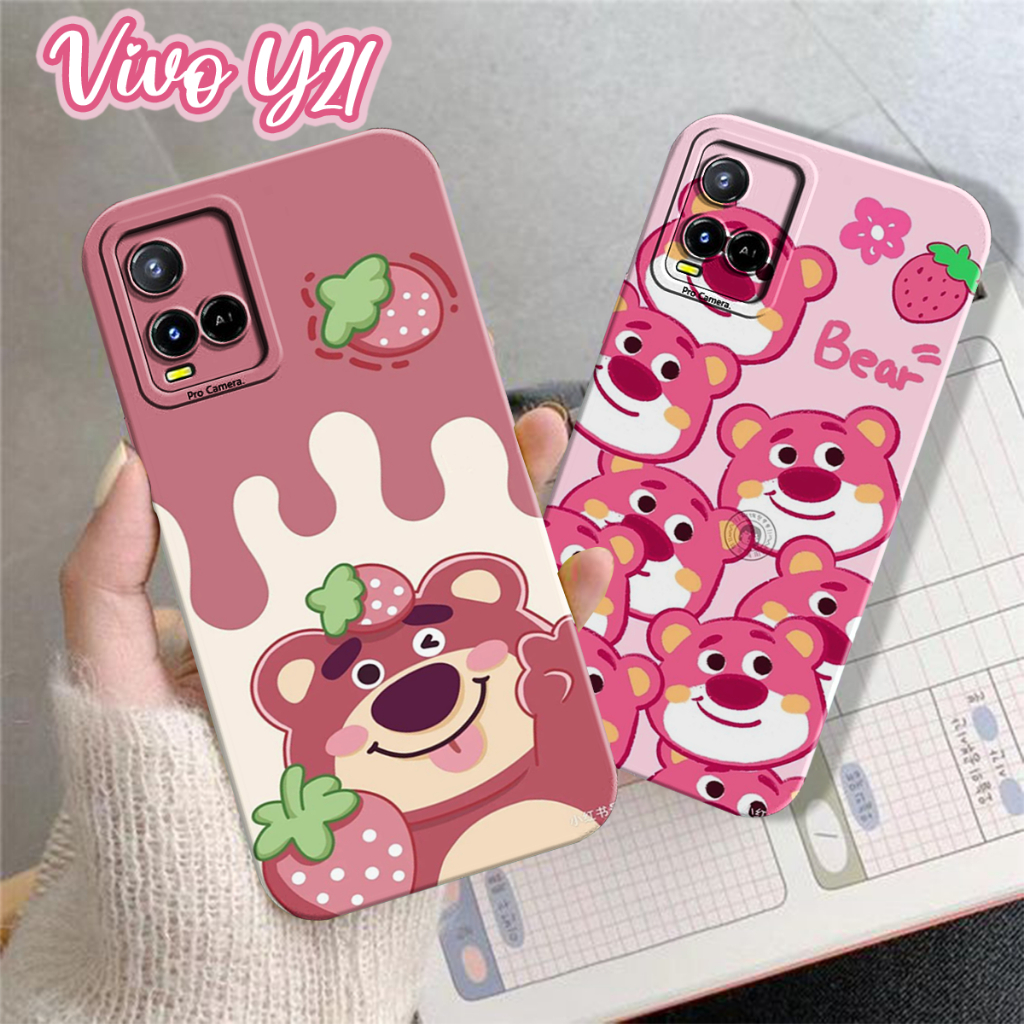 Softcase Prokamera VIVO Y21/Y21A/Y21S/Y33S/Y33T Motif lucu Lotso Toy story Trendly Kekinian Aestheti