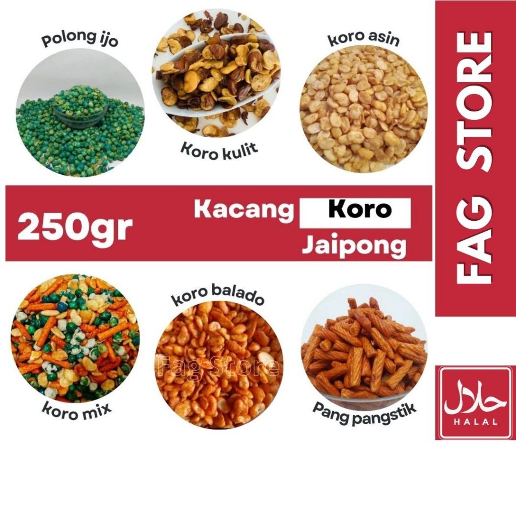 

Kacang Koro Kupas Asin Gurih Jaipong 250gr Kacang Koro Mix Campur