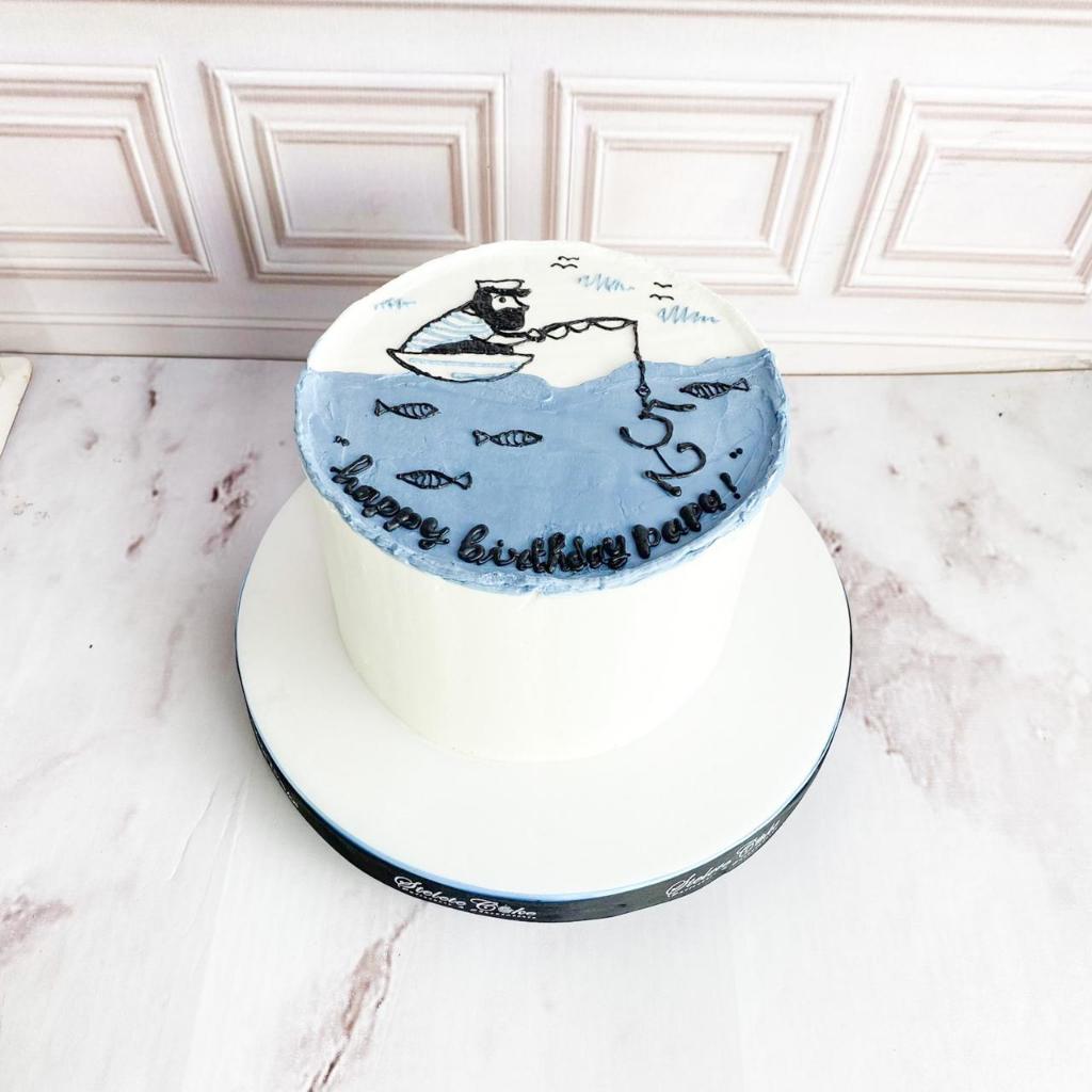 

Kue Ulang tahun/Birthday cake/kue ultah tema Mancing/Kue birthday Jakarta