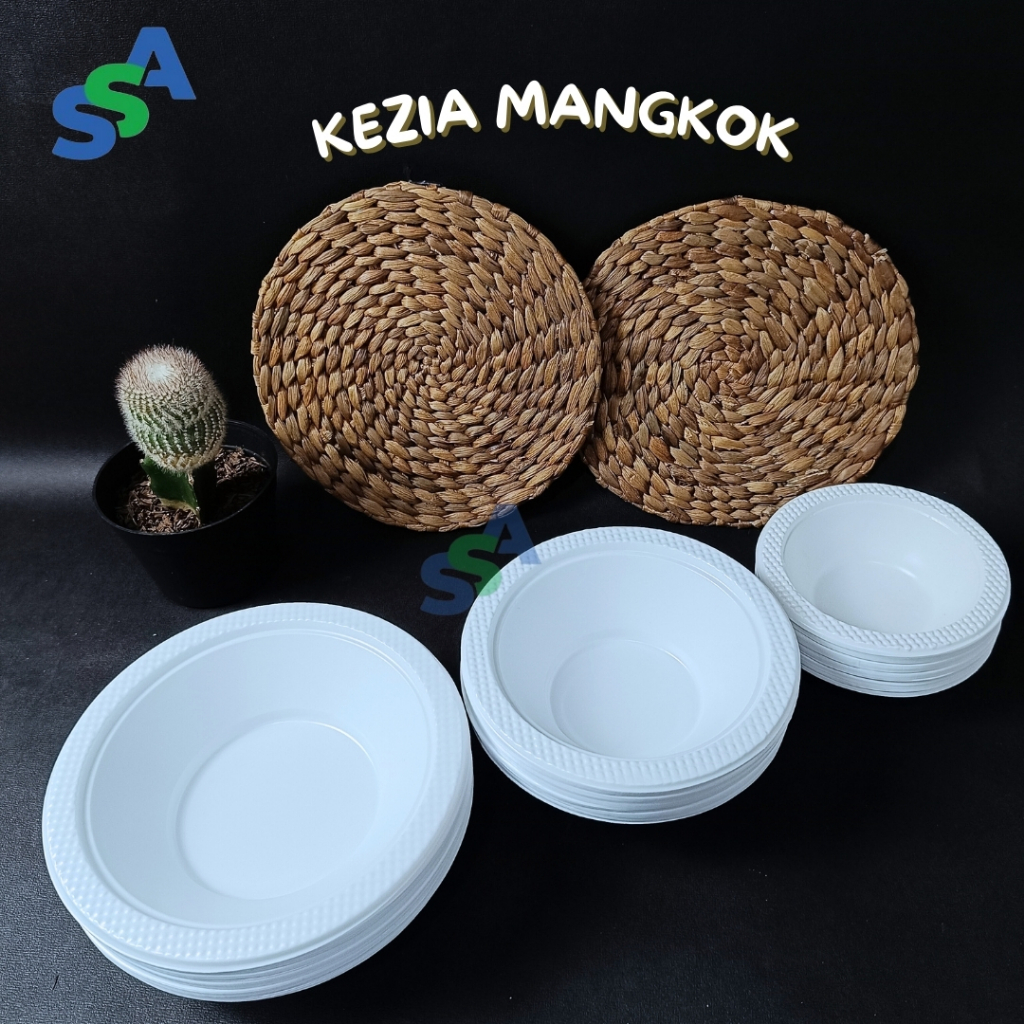 KEZIA MANGKOK / MANGKOK PLASTIK / MANGKOK SEKALI PAKAI