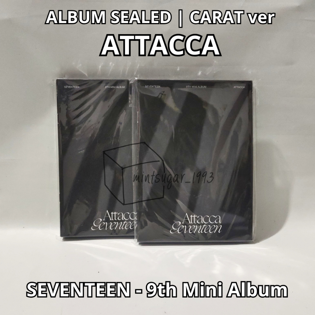 [ READY STOCK ] SEVENTEEN - 9TH MINI ALBUM [ ATTACCA ] ( CARAT VER / CARVER ) FIX MEMBER ( scoups je