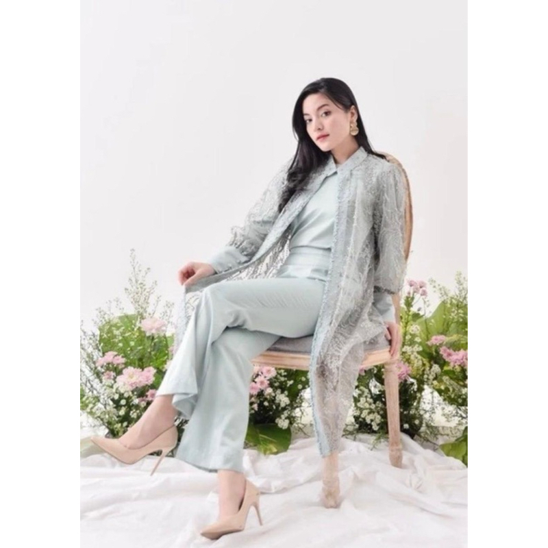 [Preloved] ONE SET Baju Pesta/Kondangan Brukat Mewah