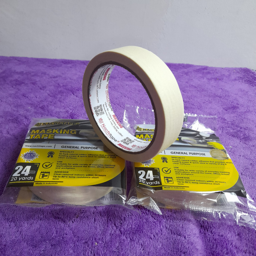 

Isolasi kertas NACHI 1 inch / 24mm x 20 yard