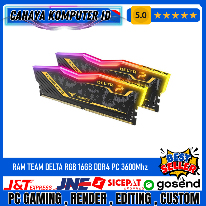 RAM TEAM DELTA TUF RGB DDR4 16GB 3600Mhz