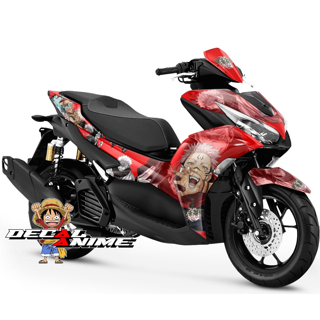 [Decal Anime] Decal Aerox Full body - Stiker Aerox 155 NVX OLD NEW AEROX Anime Sukuna jujutsu Kaisen