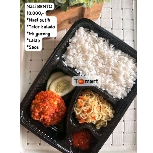 

NASI BENTO ENAK PRAKTIS NO REPOT SUPER HEMAT