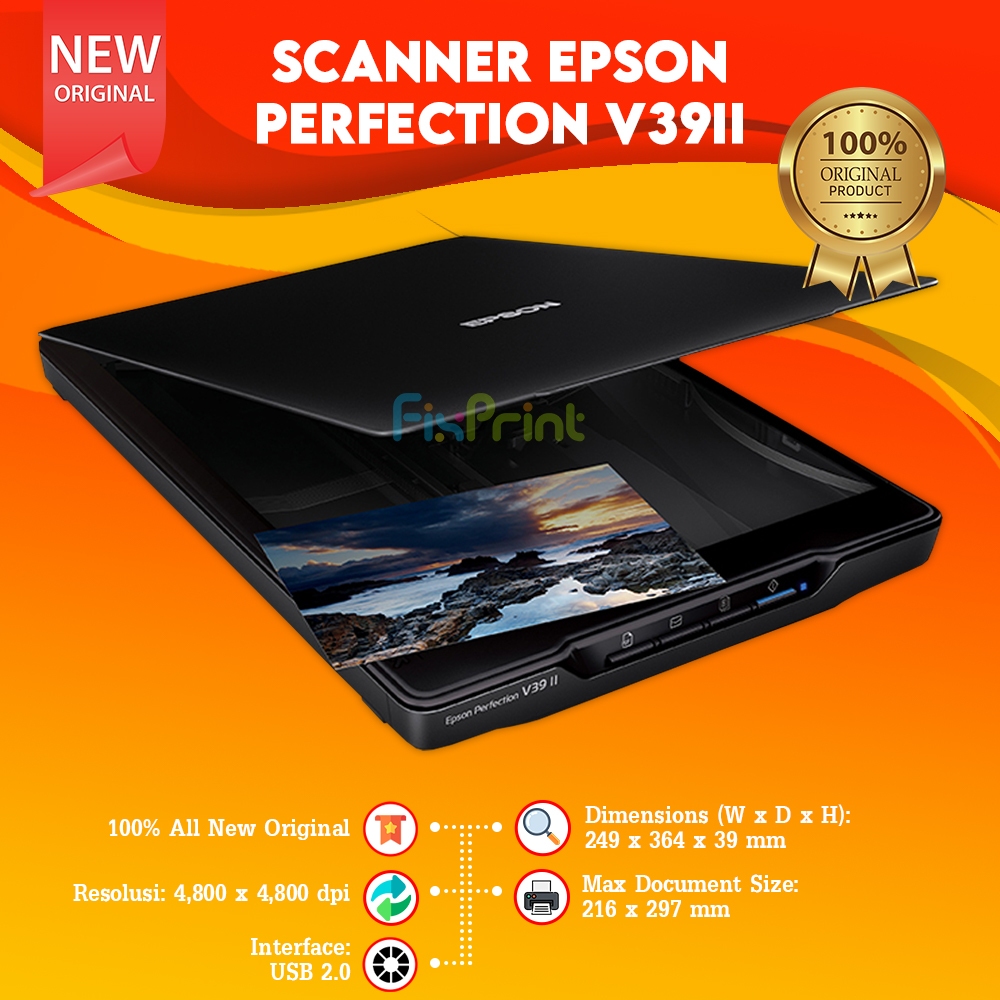 Scanner Epson V39 II Epson Perfection V39II Flatbed Photo Scanner