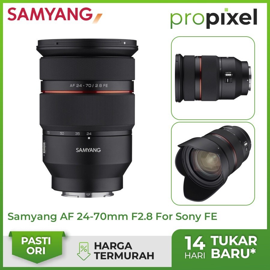 Samyang AF 24-70mm F2.8 For Sony FE Fullframe Samyang 24-70 mm f/2.8 RESMI