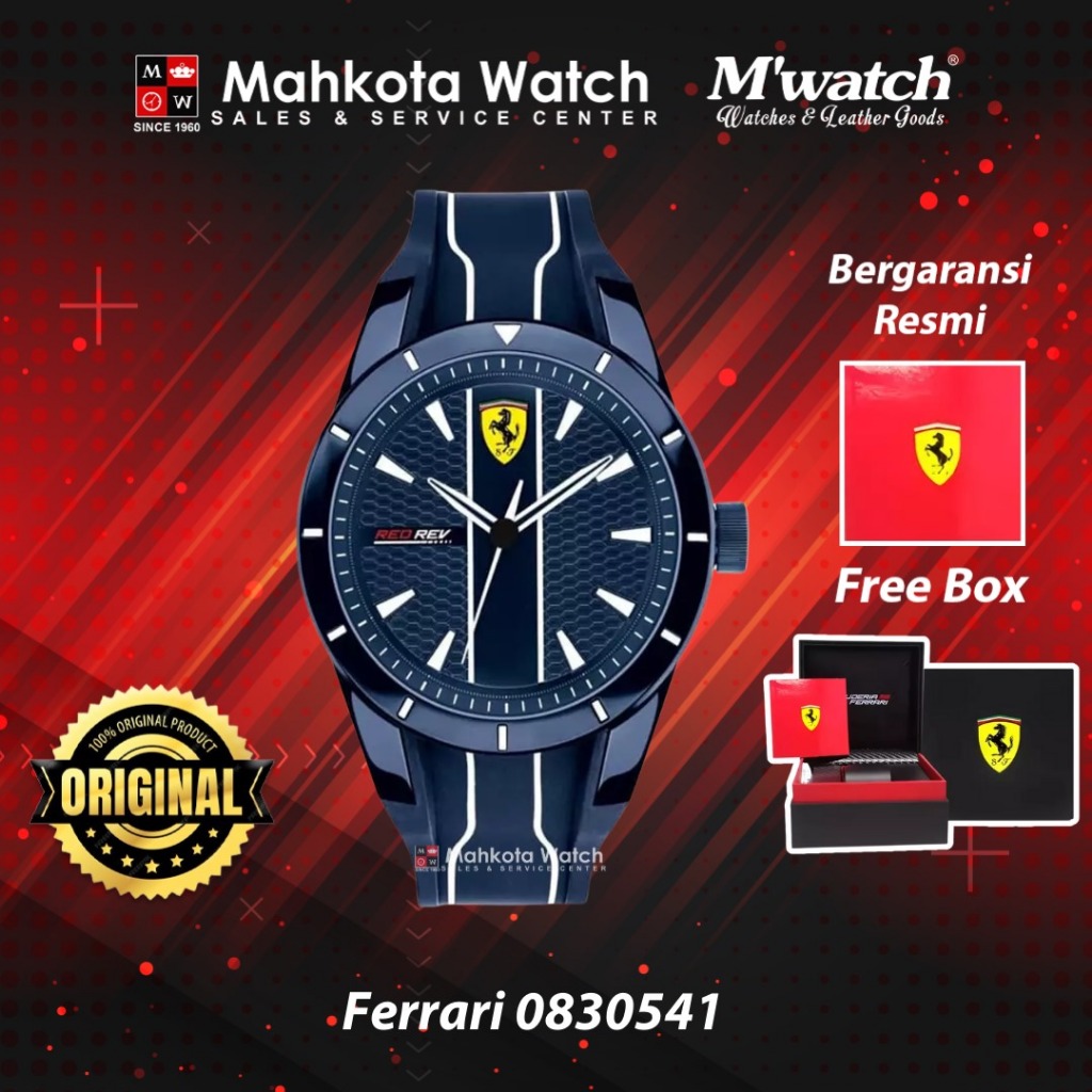 JAM TANGAN PRIA FERRARI 0830541 ORIGINAL