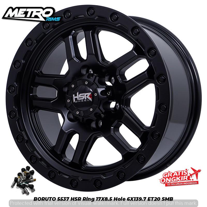 VELG MODEL GAHAR RING 17 MOBIL FORTUNER PAJERO HILUX DOUBBEL TRITTON EVEREST PELEK HSR BORUTO R17