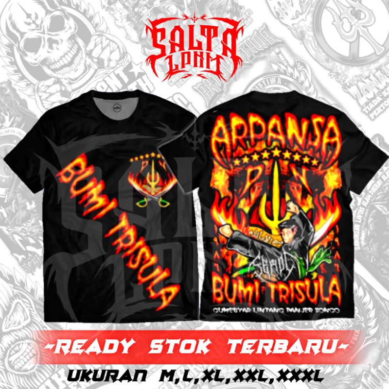 Kaos Pagar nusa Arpansa bumi trisula A2 Full punggung Terbaru