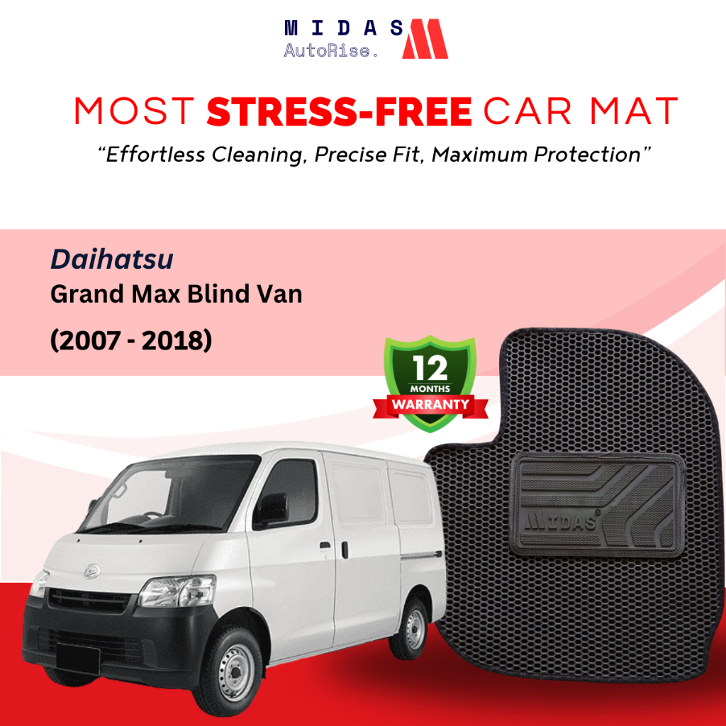 Karpet Mobil Double Layer Daihatsu Grand Max Double Blind Van (2007-2018)