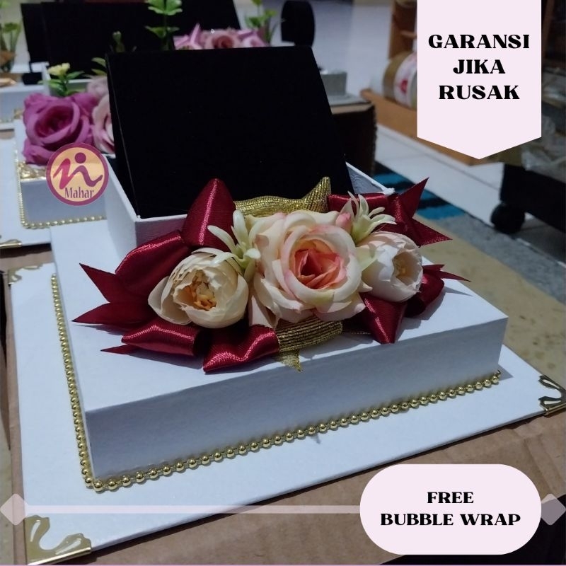 Box kotak tempat kalung seserahan