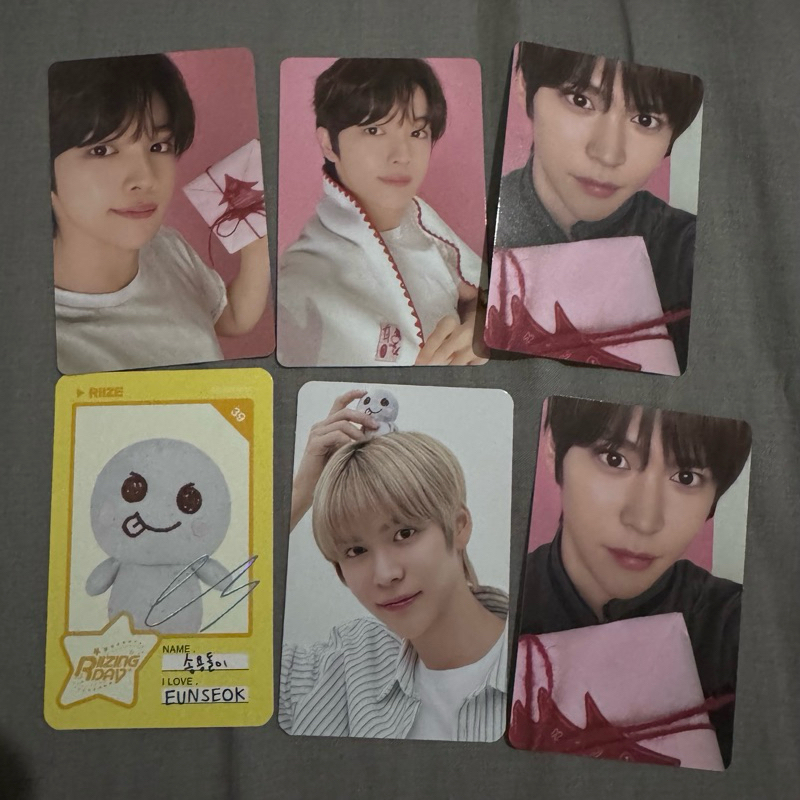 Riize Official Photocard Anton Eunseok Sohee