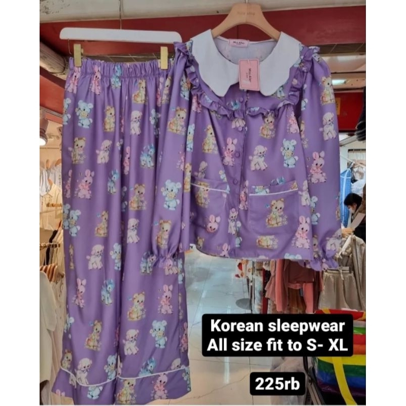 setelan wanita / piyama set wanita Miss Alley Bangkok