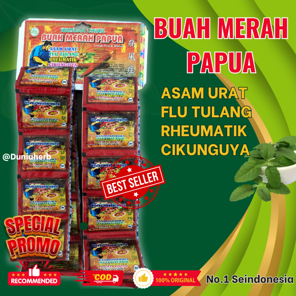 

Buah Merah Papua Kapsul 20 Sachet