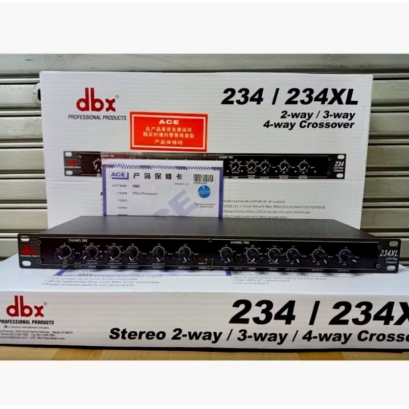 crossover dbx 234xl dbx 234xl crossover 2 way 3 way 4 way grade A