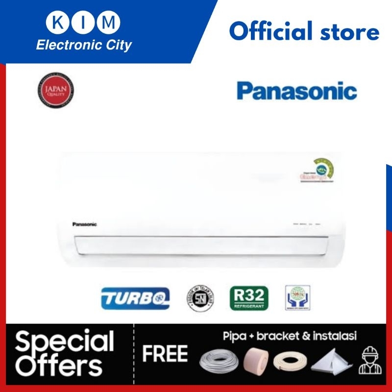 AC PANASONIC ZN-7YKP 3/4 PK 610W 7.000 Btu TURBO COOLING R32 TURBO COOLING [GARANSI RESMI]