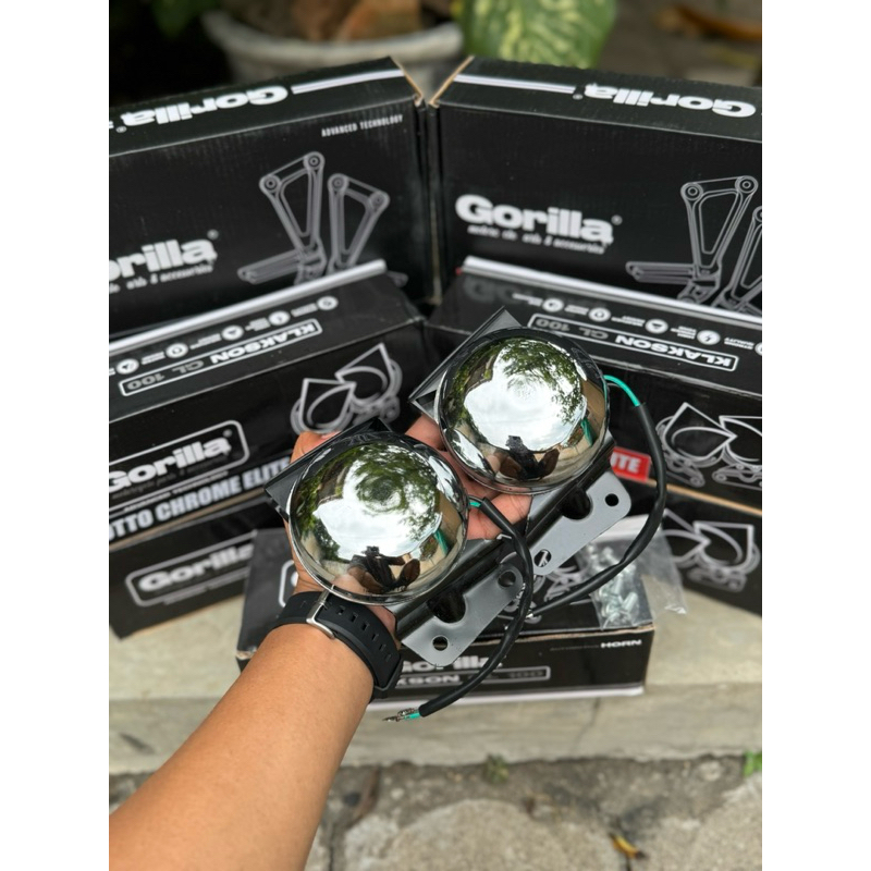 ORIGINAL GORILLA BELL BEL KLAKSON BAKPAO BAKPAU DOUBLE KEONG GL100 GL 100 IMPORT