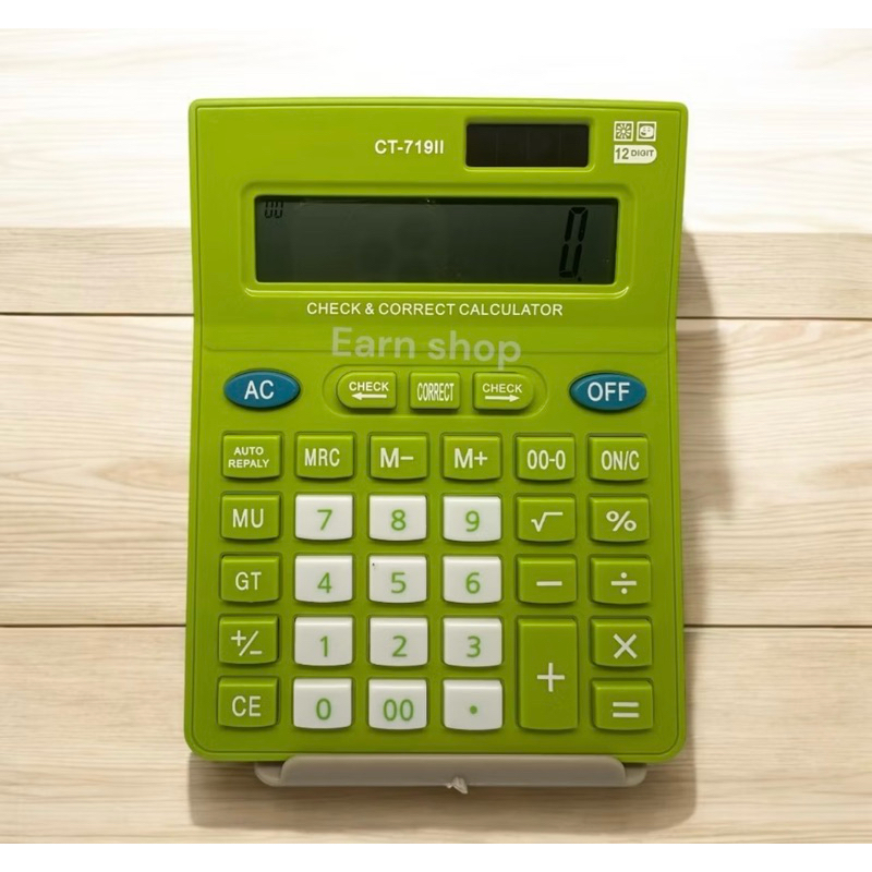 

[JIB] BAYAR DI TEMPAT Calculator kalkulator CT-719 Warna warni 12 digit Pink Biru Hijau l