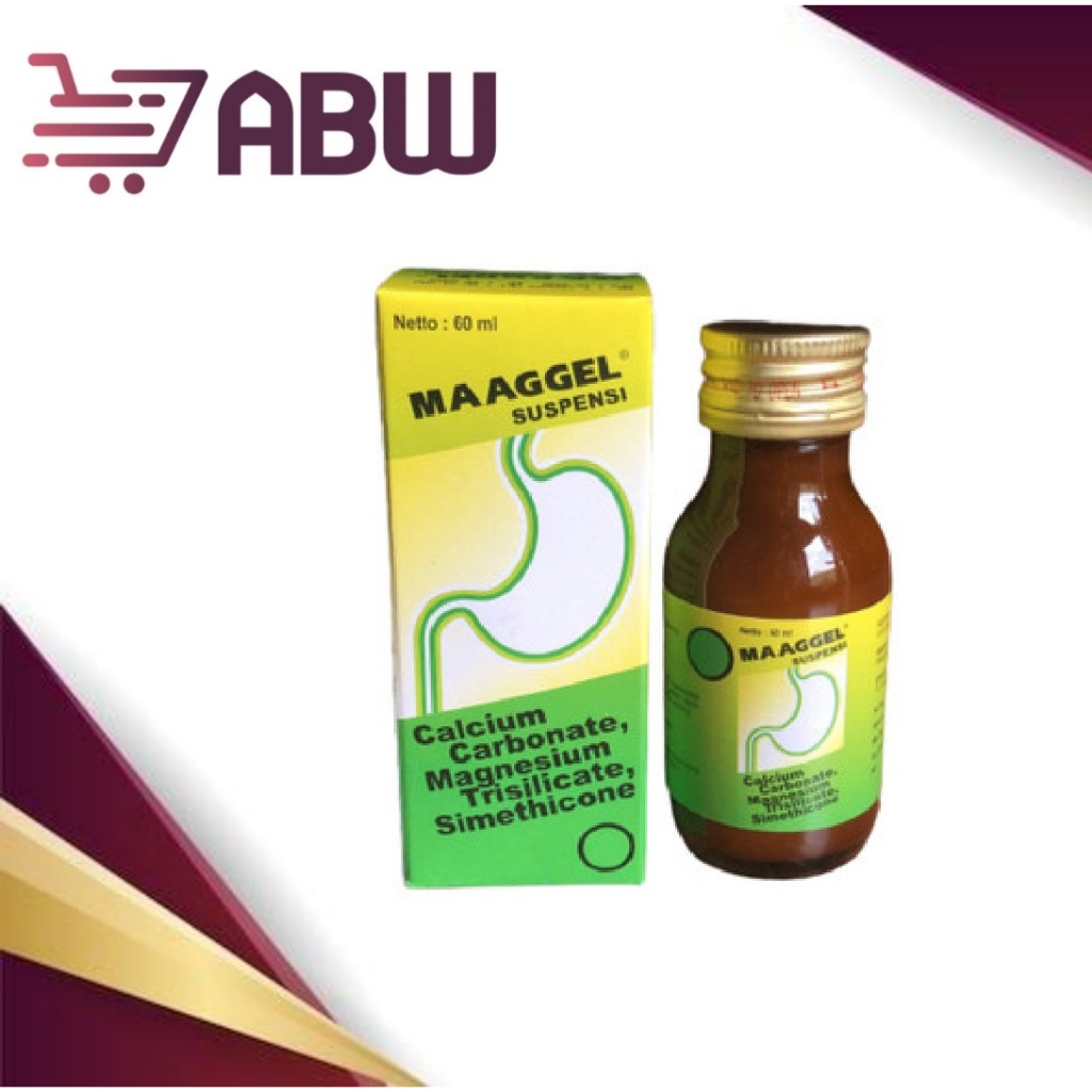 [A] MAAGGEL Suspensi Sirup 60 ml - Obat Maag [ERELA]