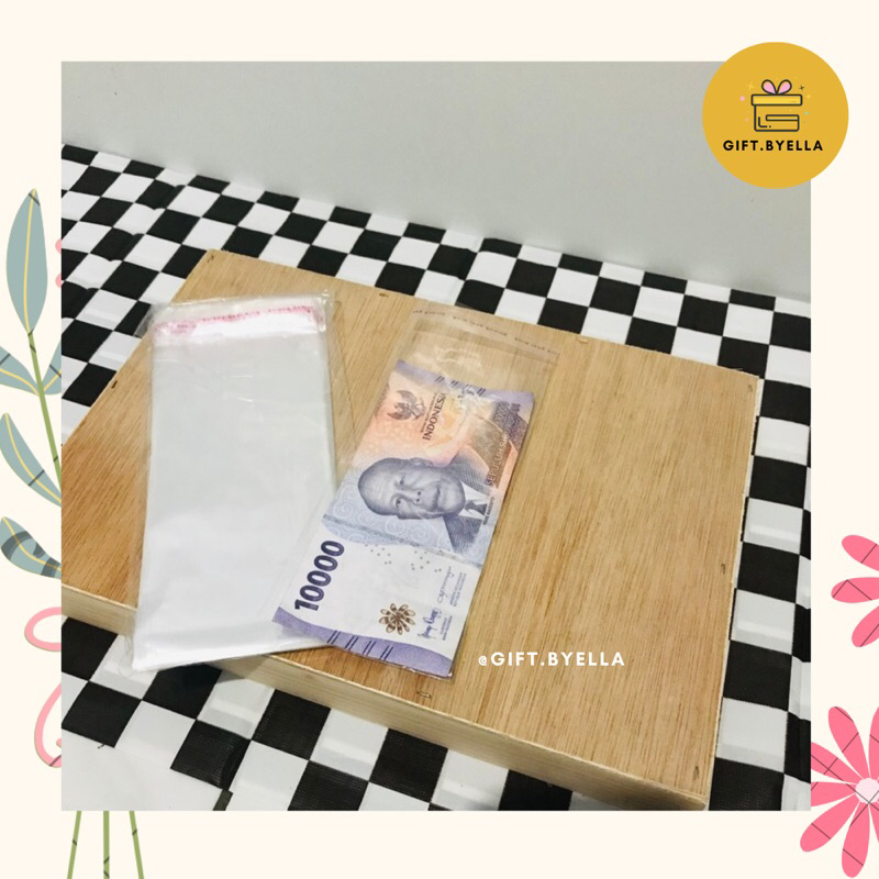 

PLASTIK UANG UK.7x 15 | BUKET UANG| PLASTIK UANG BENING