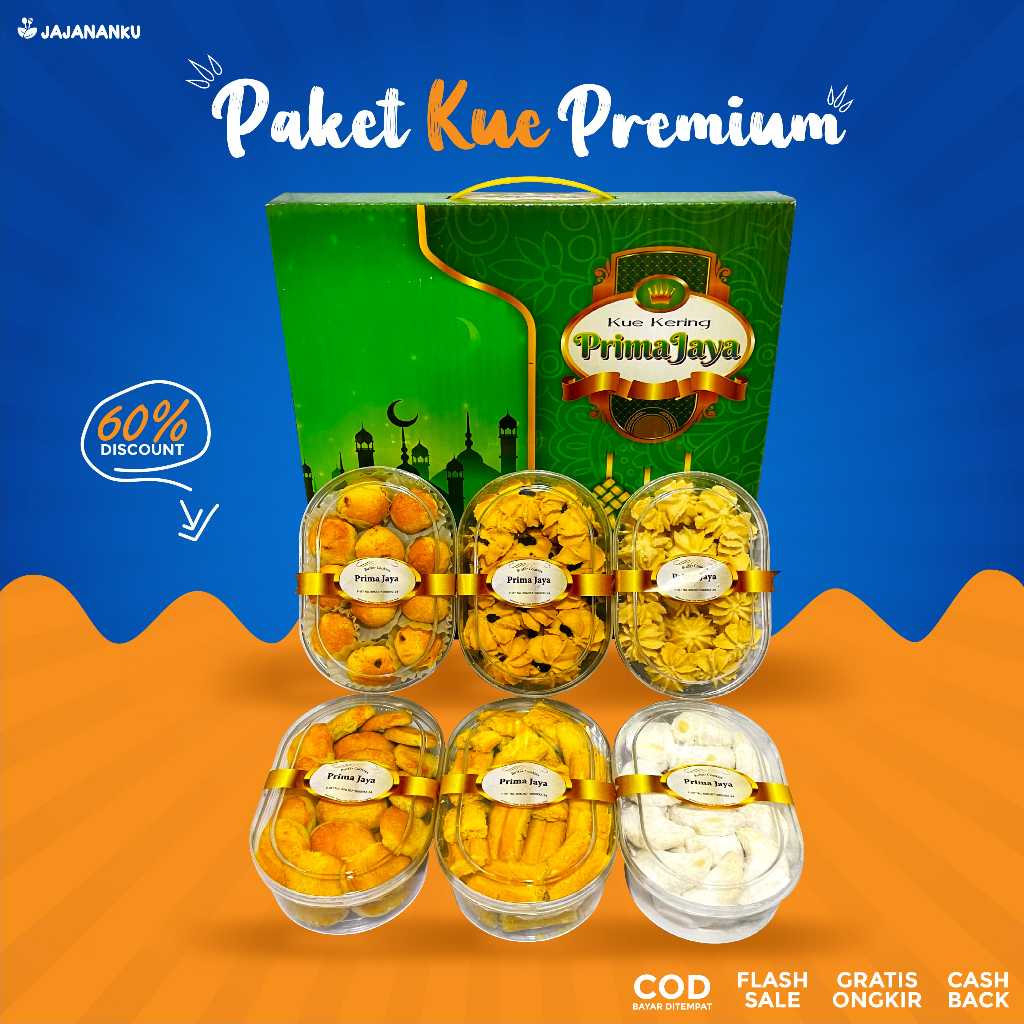 

Paket Kue Lebaran Prima Jaya Oval Isi 6 Nastar Coklat Putri Salju Hampers Parcel Jajananku 5