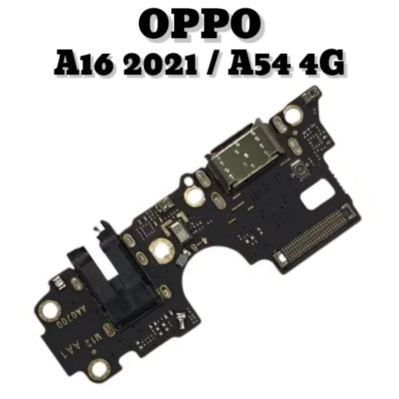 PAPAN CAS /BOARD KONEKTOR PCB OPPO 16 2021 / A54 4G ORIGINAL