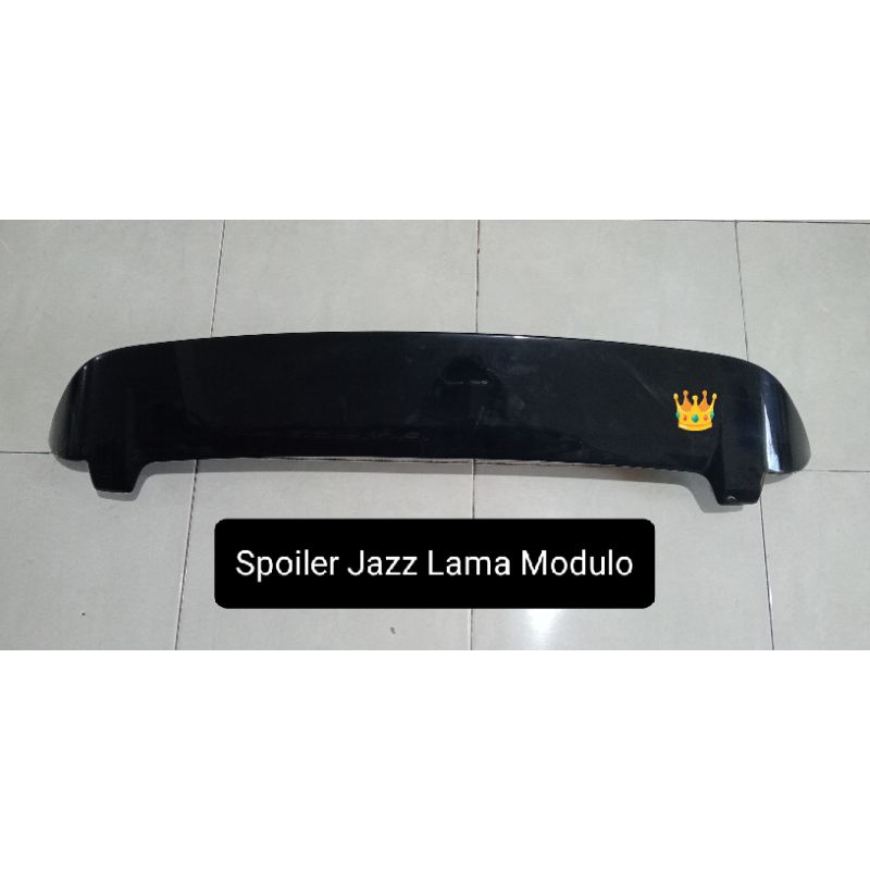 Spoiler jazz 2006 Hitam model modulo JSL / topi belakang Jazz 2006 blue