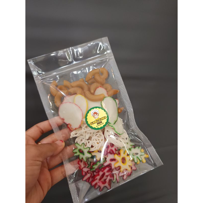 

Tambahan krupuk seblak