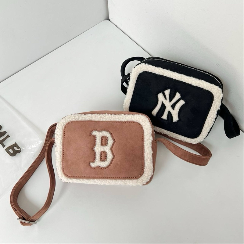 Tas NY selempang hitam coklat