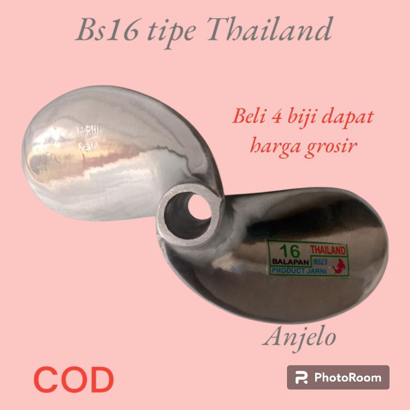 kipas baling perahu Bs16 tipe Thailand