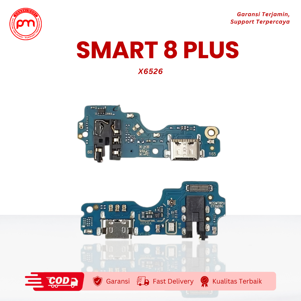 UI Board Connector Charger Infinix Smart 8 Plus X6526