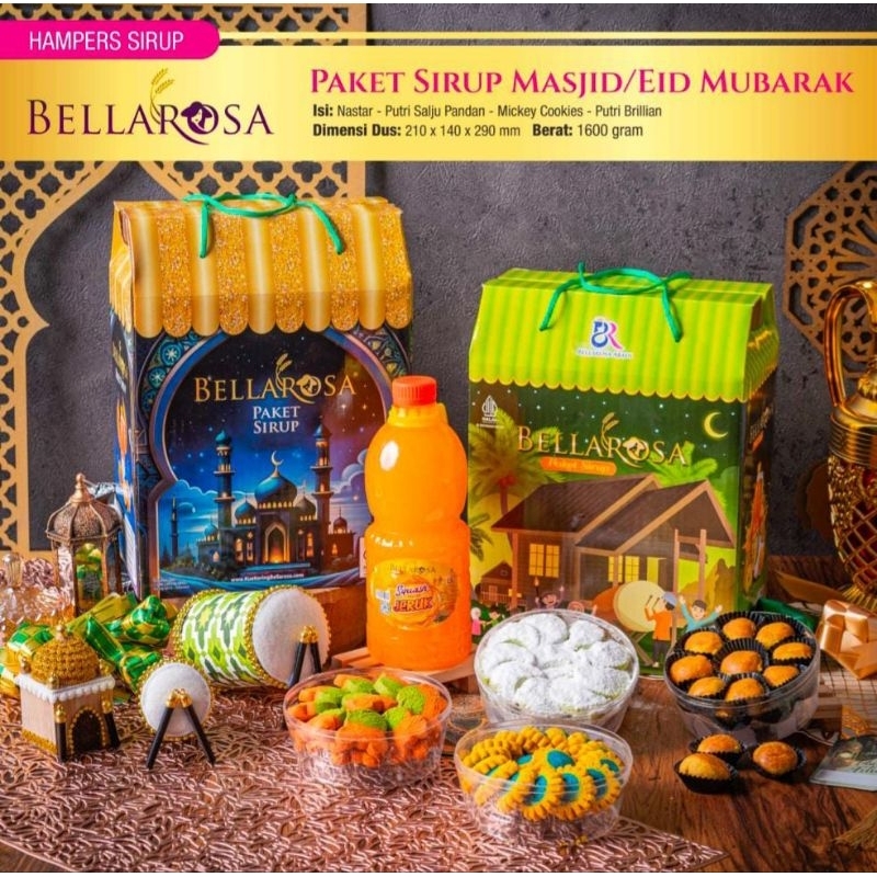 

Bellarosa Parcel Lebaran Kue Kering Syrup Dante Series