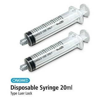 Spuite 20cc Syringe 20ml OneMed Lubang Tengah Eceran