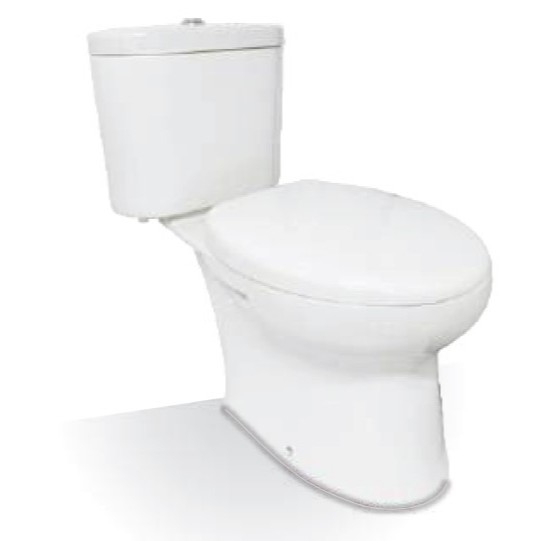 TRILLIUNWARE CLOSET DUDUK AMETHYST WHITE / Kloset Triliun Putih As 50 CM